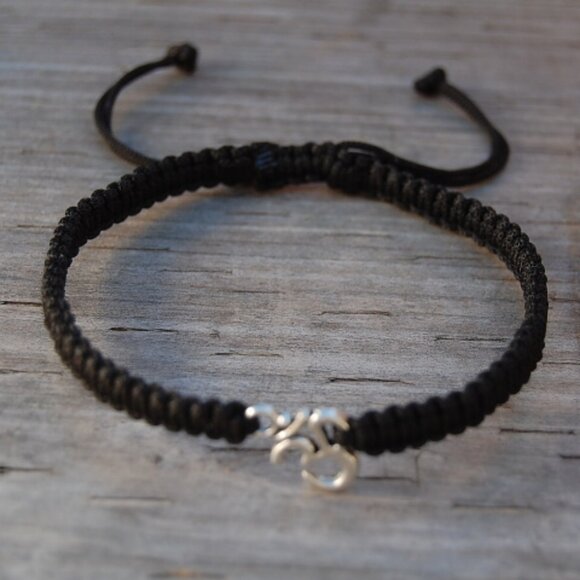 Om Bracelet,Yoga Bracelet,Drawstring Om Bracelet - Picture 2 of 2